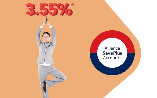 Nikmati Hibah Setinggi 3.55% Dengan Alliance SavePlus Account - i 